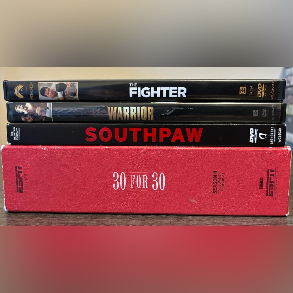 BUNDLE- SPORT RELATED DVDs- 18 FILMS total